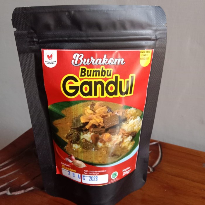 

FA673 Bumbu Gandul Instan Bumbu Gandul Khas Pati TERMURAH