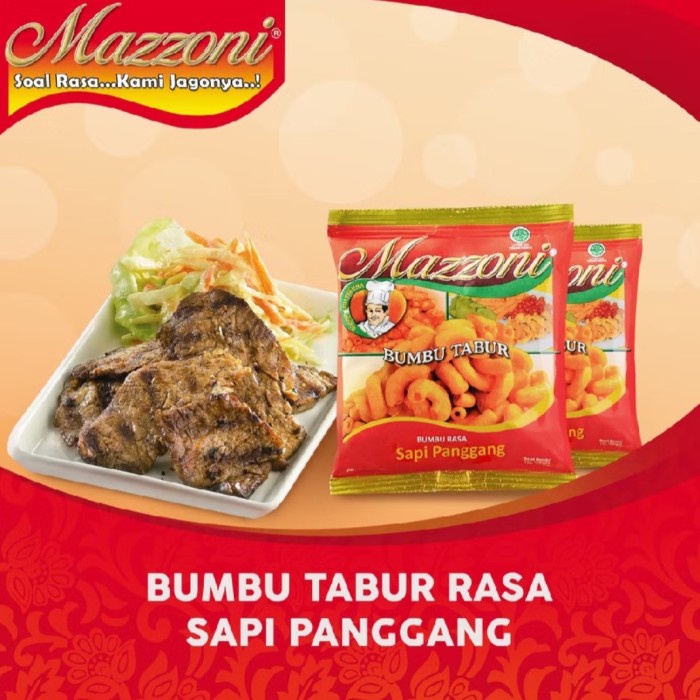 

ZA421 Mazzoni Bumbu Tabur Aneka Rasa/Bumbu Instan/Bumbu Kentang Dan Makaroni Goreng Kemasan 100gr