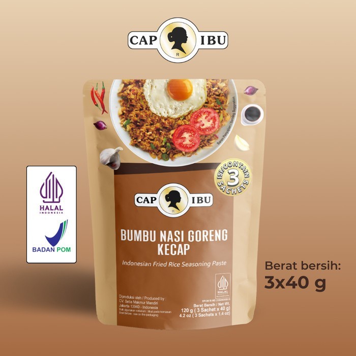 

VO350 CAP IBU Bumbu Nasi Goreng Kecap Pouch - Bumbu Masak Instan Premium DISKON