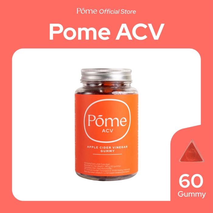 

Pome ACV Gummy Cuka Apel 2mg - Botol Isi 60 dengan Rasa Manis dan Pomegranate - Candy Mint *