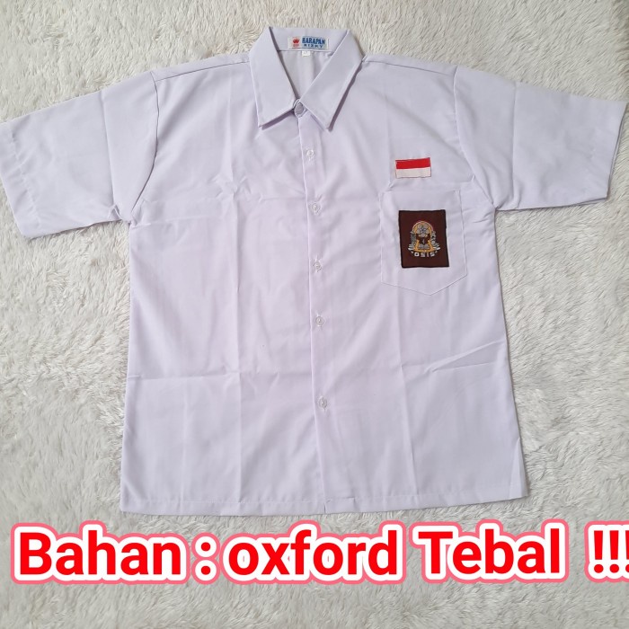 baju seragam sma lengan pendek seragam putih sma pendek