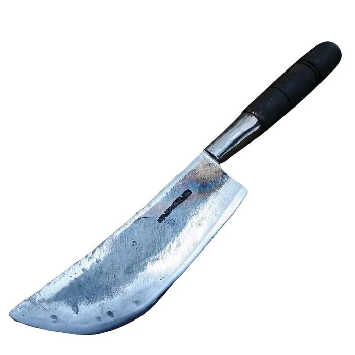 PREMIUM pisau cacah lancip pisau potong ayam cincang daging dari baja per gagang kayu