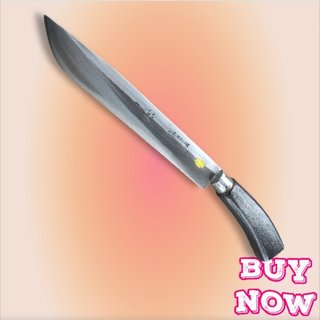 PREMIUM Pisau Daging Baja Per Asli Super Tajam - Pisau Sembelih Super Tajam