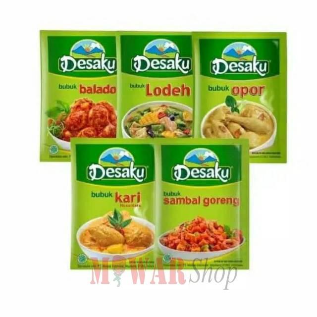 

UE475 (10 pcs x 12,5 gr) DESAKU Seasoning 1 pack Bumbu Bubuk Instan Masakan Khas Indonesia Spices