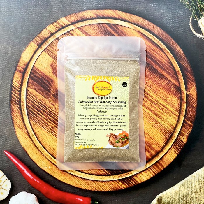 

XU206 Bumbu Sop Iga Instan / Indonesian Beef Rib Soup Seasoning TERBARU