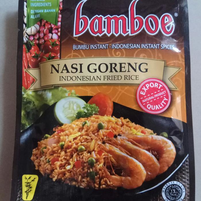 

HV327 AA BUMBU INSTAN 40GR BAMBOE NASI GORENG STOK TERBATAS