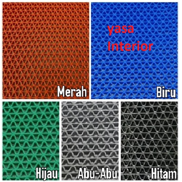 PREMIUM Keset Karpet PVC Anti Slip Untuk Kamar Mandi / Karpet Masjid Wudhu