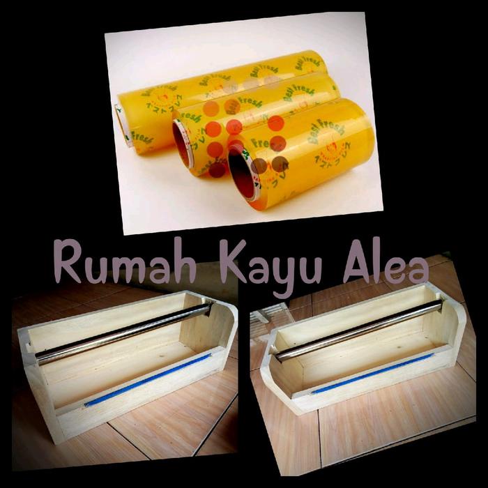 PREMIUM CLING WRAP DISPENSER LARGE/ TEMPAT PLASTIK WRAP DISPENSER BESAR UK 35CM