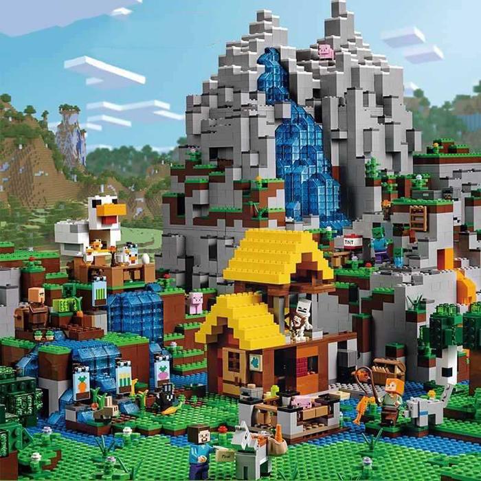 PREMIUM Ready Mainan Anak Minicraft My World / Treehouse blocks /World villages Edukasi Block Mainan