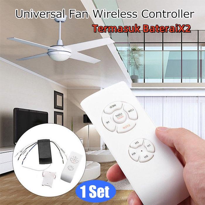 PREMIUM Ceiling Fan Remote Control Untuk 3saluran Lamp Saklar Smart Ceiling Fan Lamp Remote