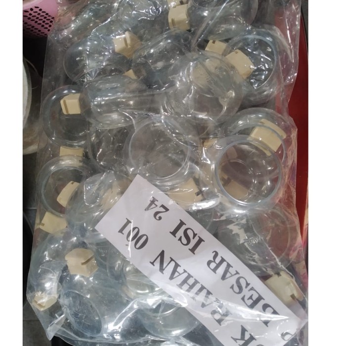 PREMIUM CEPUK CUNGKOK RAIHAN 1 PAK 24 PCS UKURAN BESAR WADAH TEMPAT PAKAN MAKANAN BURUNG BURUNG