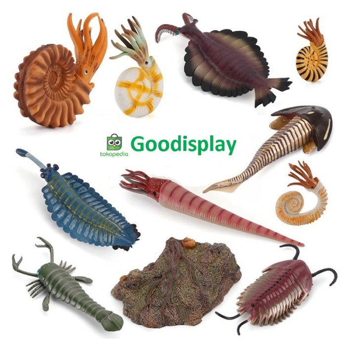 PREMIUM aneka mainan edukasi miniatur fosil dinosaurus jurassic hewan purba