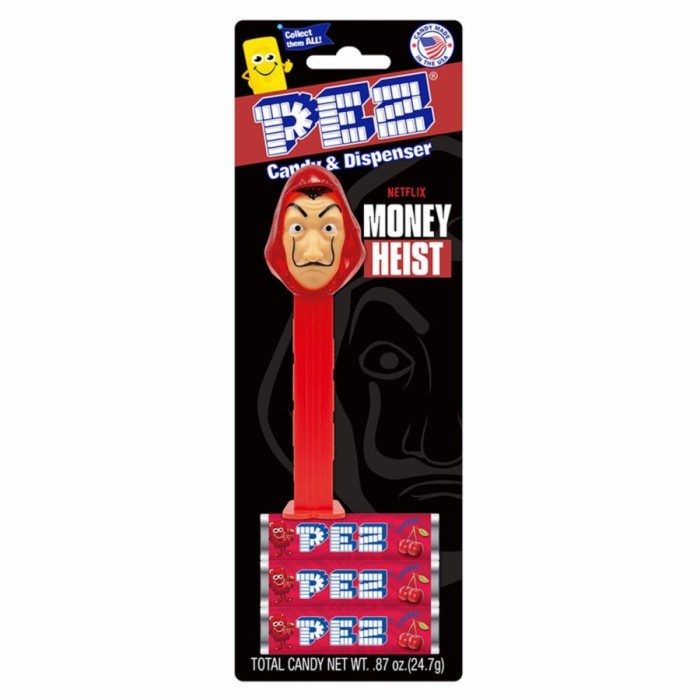 

PEZ Candy TV Series Money Heist - Money Heist Dali Mask Crystal