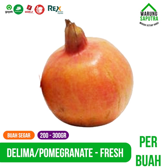Lezat- Buah Delima Merah / Pomegranat / Pomegranate Import RRC Segar per Buah