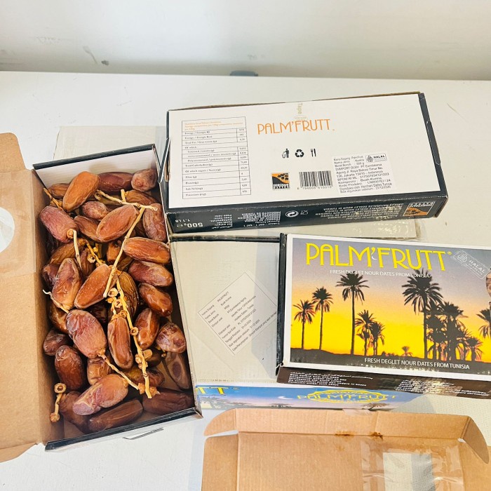 

Lezat- Kurma Palm Fruit Paket 1Kg Murah Import Tunisia PalmFruitt Palmfrut