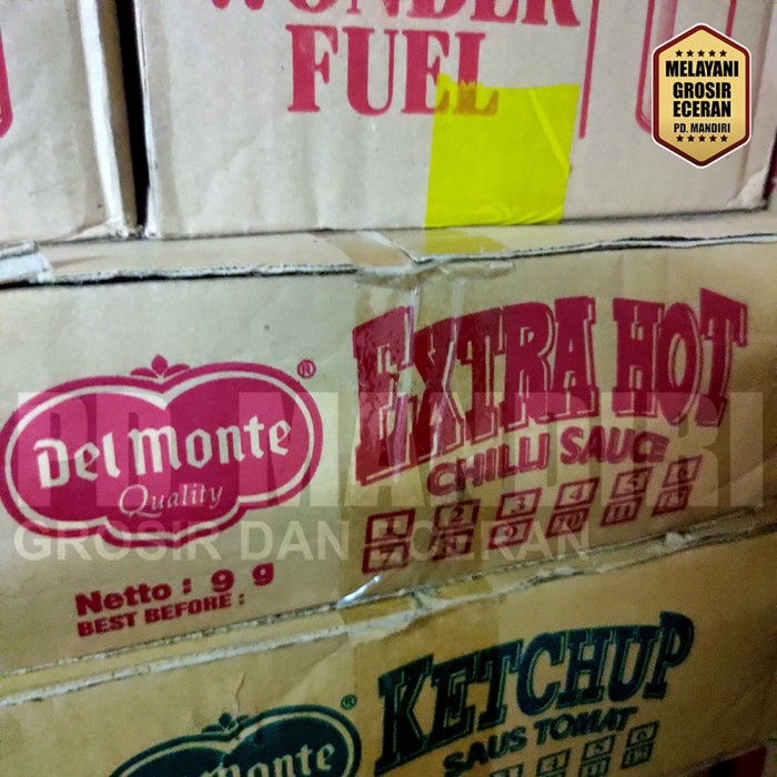 

Lezat- DELMONTE EXTRA HOT SACHET 9 GR 1 KARTON