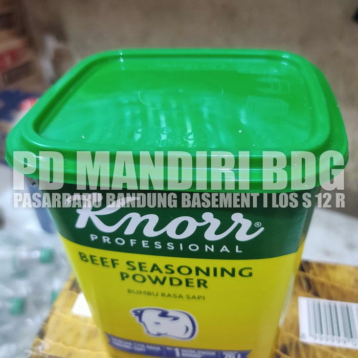 

Lezat- KNORR BEEF SEASONING POWDER 1Kg / Kaldu Daging Sapi by Knorr / Bubuk