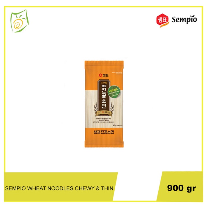 

SEMPIO Wheat Noodles Chewy & Thin - Mie Gandum 900gr