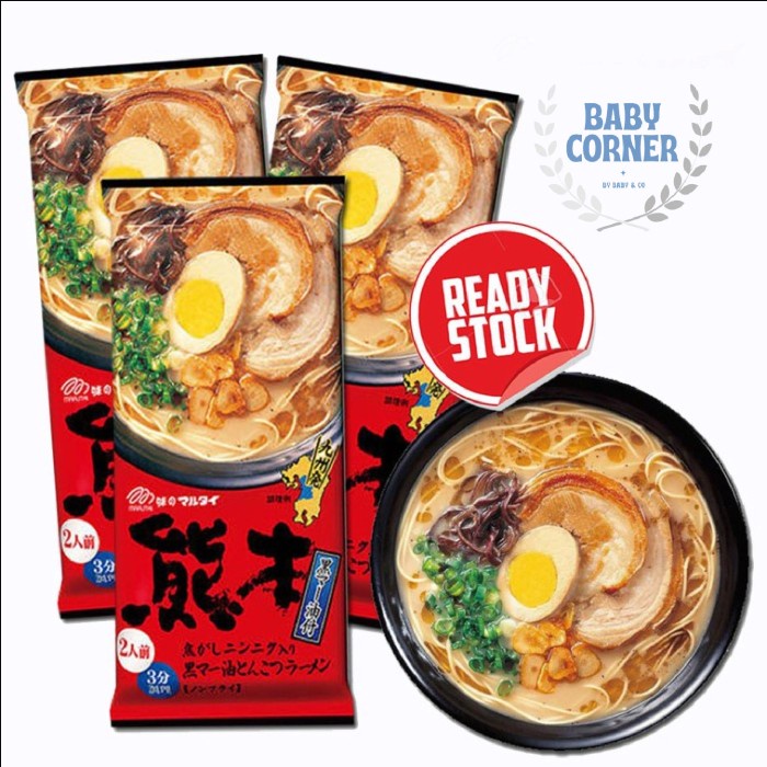 

Marutai Ramen Kumamoto Kuro Mayo Tonkotsu Ramen (Non-Halal) Ori Jepang