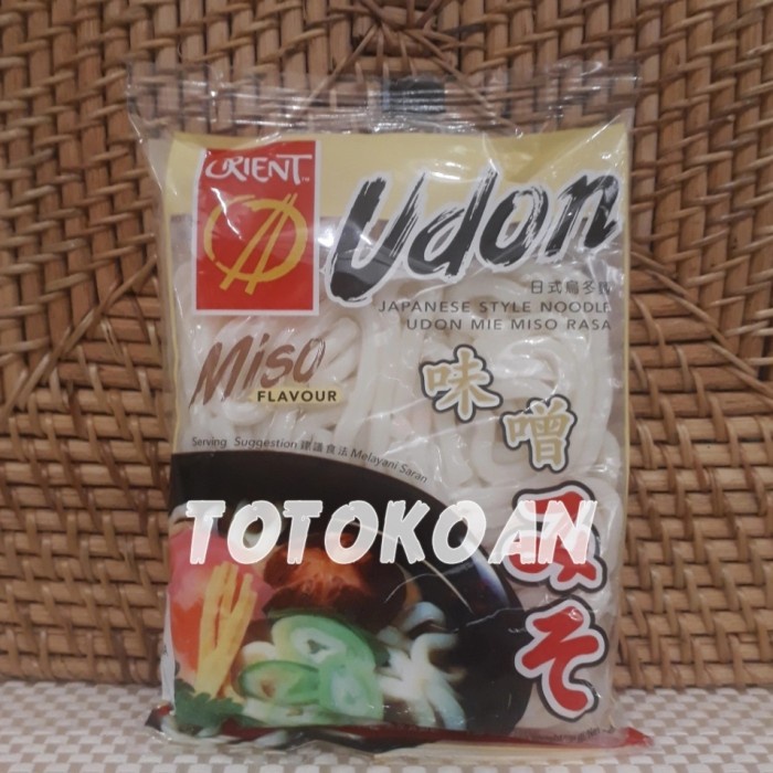 

ORIENT UDON JAPANESE STYLE NOODLE MISO FLAVOUR 210 GR