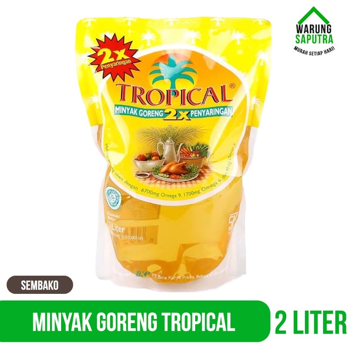 

Lezat- Minyak Goreng Tropical Pouch Refill 2 Liter