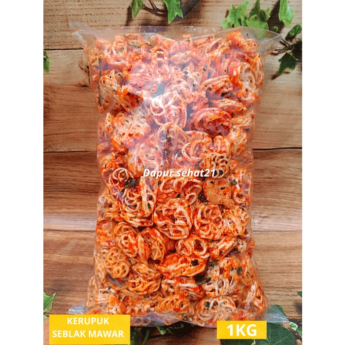 

KERUPUK SEBRING 1KG / KERUPUK SEBLAK MAWAR