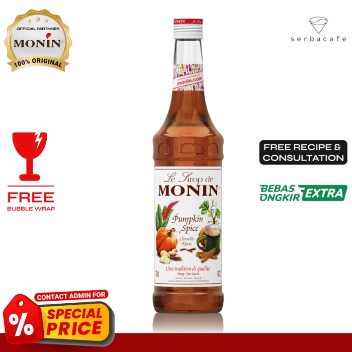 

Monin Syrup Pumpkin Spice (700 ml)