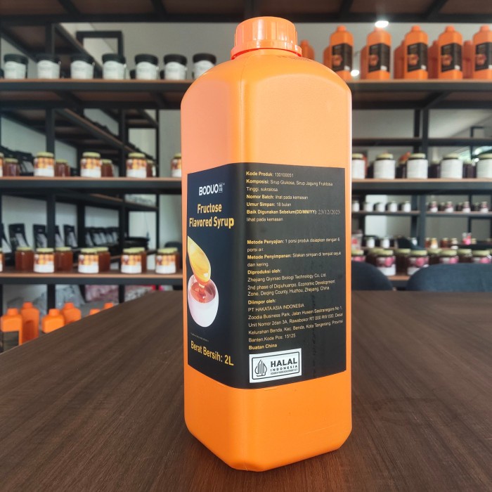 

Boduo Frustose Flavored Syrup - Gula cair Concentrated sirup 2 liter