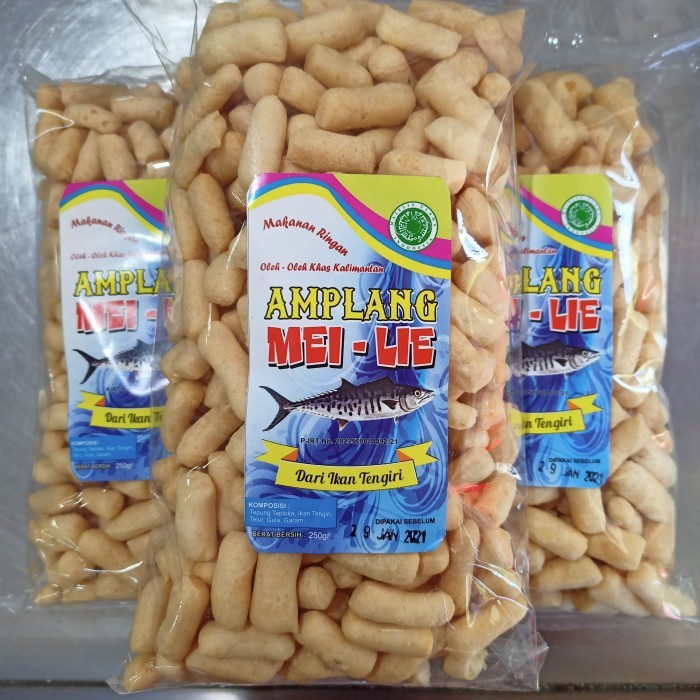 

(GoodSeller) Kerupuk Amplang Ikan Tenggiri cap Mei Lie @250gr