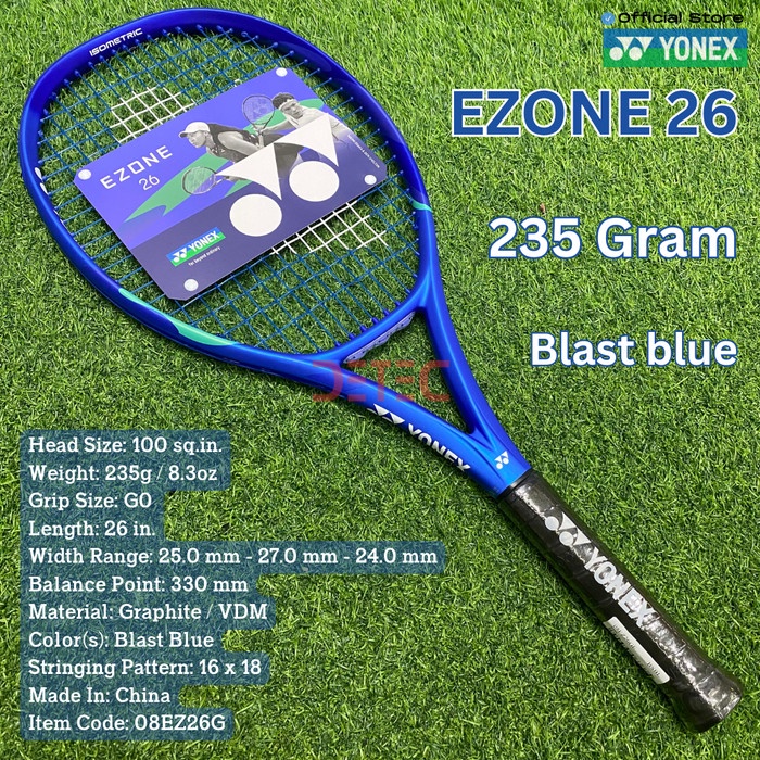 Yonex EZONE 26 235g Blast Blue - raket tenis