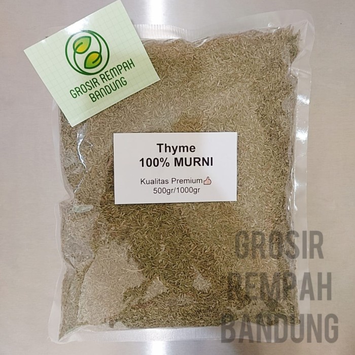 

Lezat- Daun Thyme Kering Bersih Pilihan / Rempah / Kualitas Terbaik