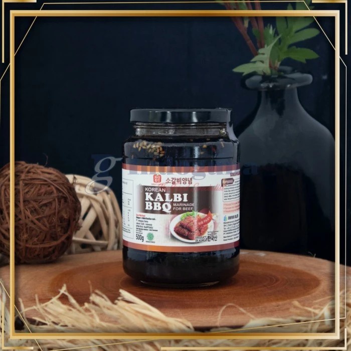 

Lezat- jinsung kalbi saus - korea bbq sauce 500gr