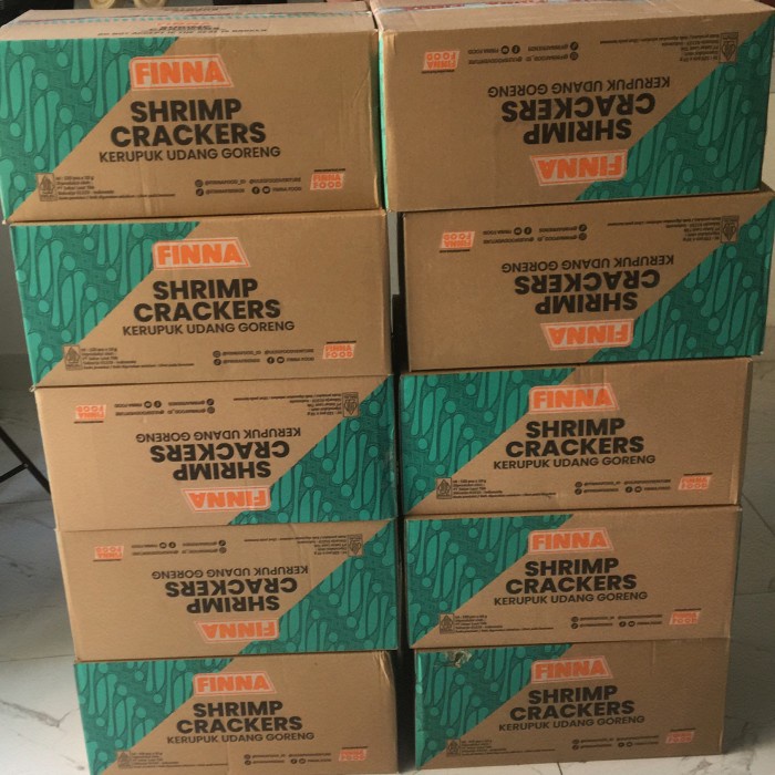 

Kerupuk Udang Finna Siap Makan 1 Dus / 120pcs