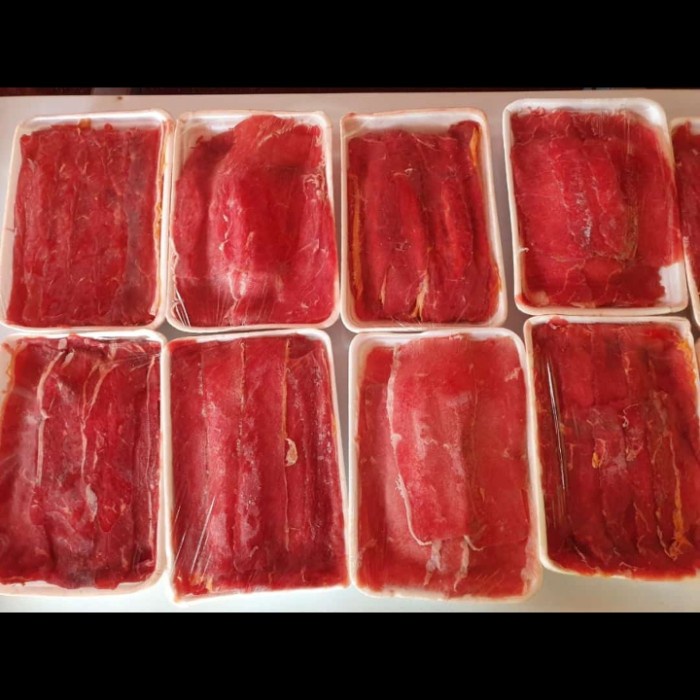 

Lezat- beef slice tanpa lemak