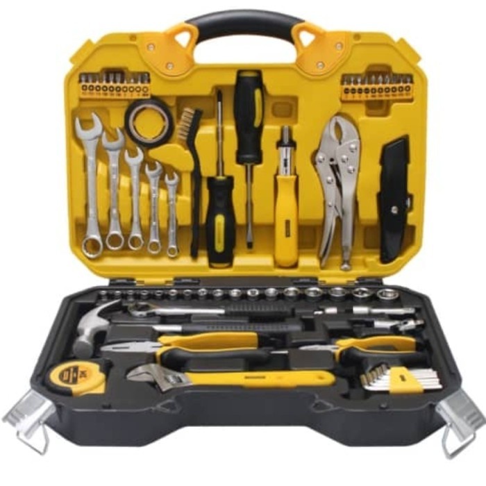 Set Perkakas 63 Pcs Krisbow / Toolkit Set 63 Krisbow / Alat Kerja