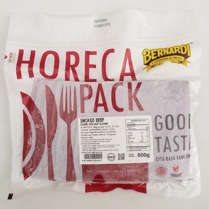 

Lezat- Bernardi Smoked Beef Horeca Pack 500gr - Kotak Premium