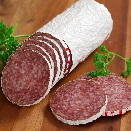 

Lezat- Pork salami sosis babi italy slice