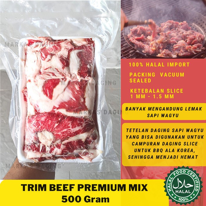 

Lezat- Slice Beef / Yosinoya Slice Trim / Tetelan daging slice Resto Qualiity