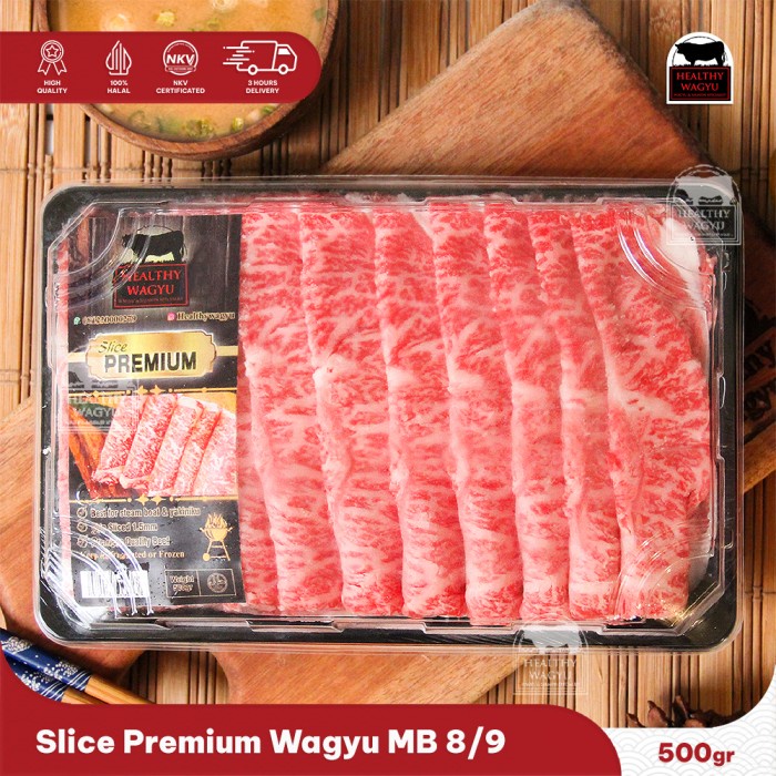 

Lezat- SLICE PREMIUM WAGYU MB8/9 - 500GR