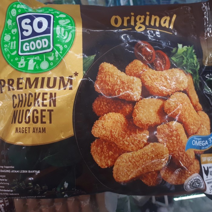 

Lezat- so good premium chicken nugget 400 gram