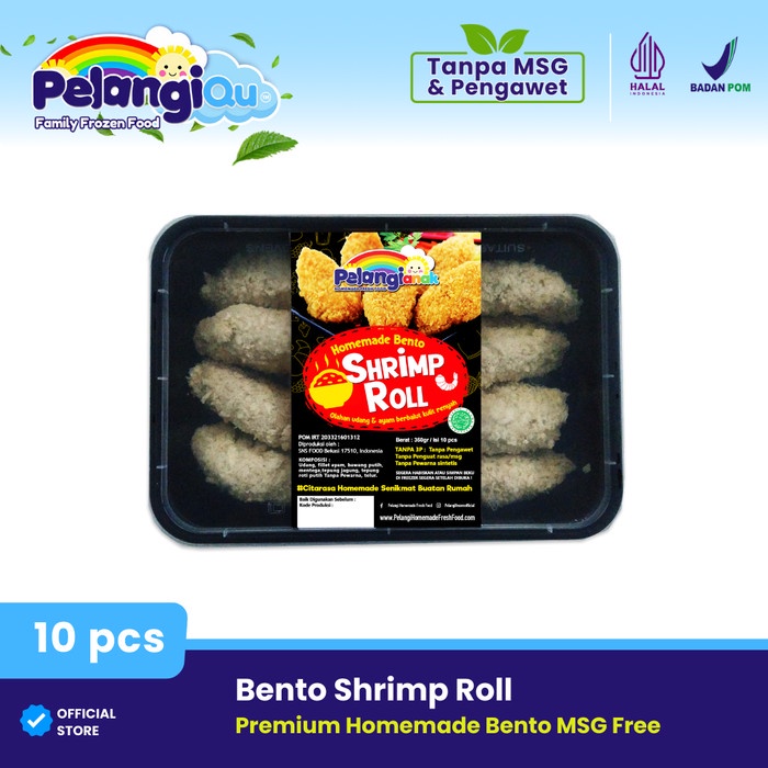 

Lezat- Shrimp Roll Bento Sehat Non MSG Non Pengawet