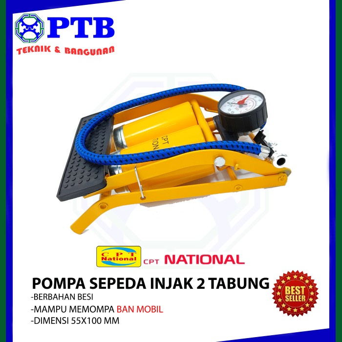 LANGSUNG DIPROSES ptb bali pompa injak pompa kaki 1 dan 2 tabung ban mobil motor