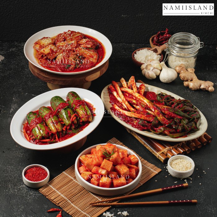 

New Mix Kimchi 4 Varian Berat Total 1 Kg Readyy