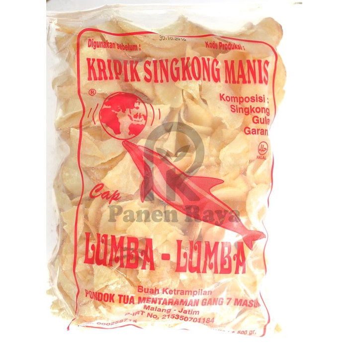 

Keripik Singkong Malang Lumba Lumba Besar Kripik Manis / Asin