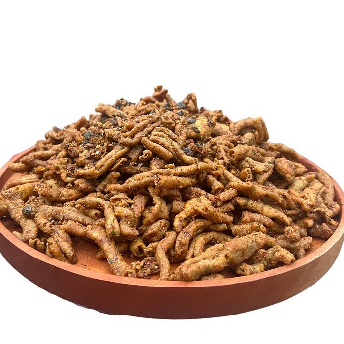 

Kripik Usus Pedas Daun Jeruk 500Gr Cemilan Food Snacks Keripik Makanan Crispy