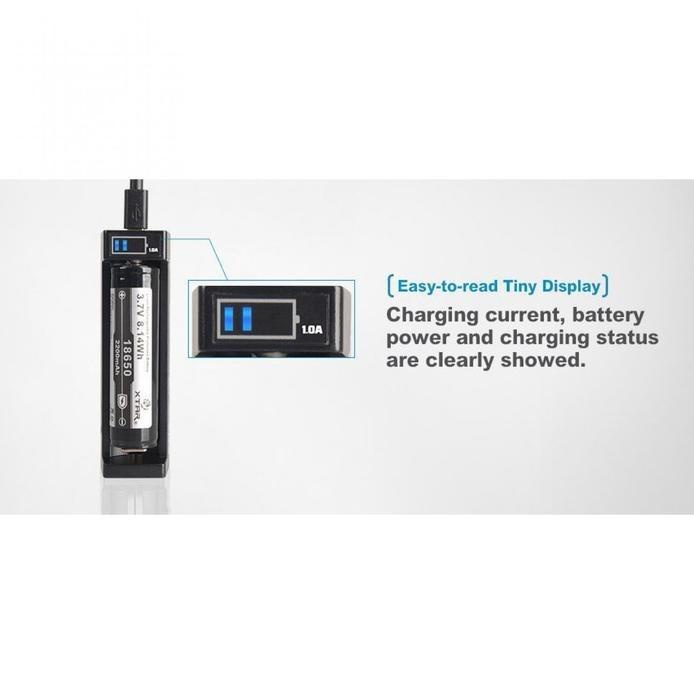 CARGER VAPE CHARGER XTAR MC1PLUS 18650/10440/14500dll powerful & safe