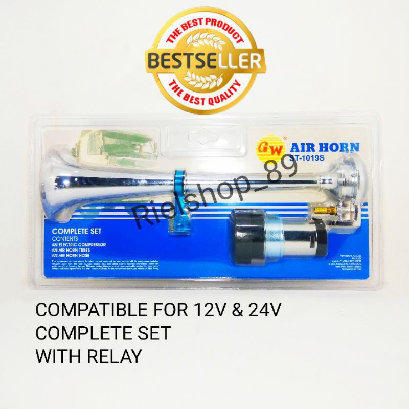 Klakson Terompet Elektrik Dinamo 12 volt 24 volt