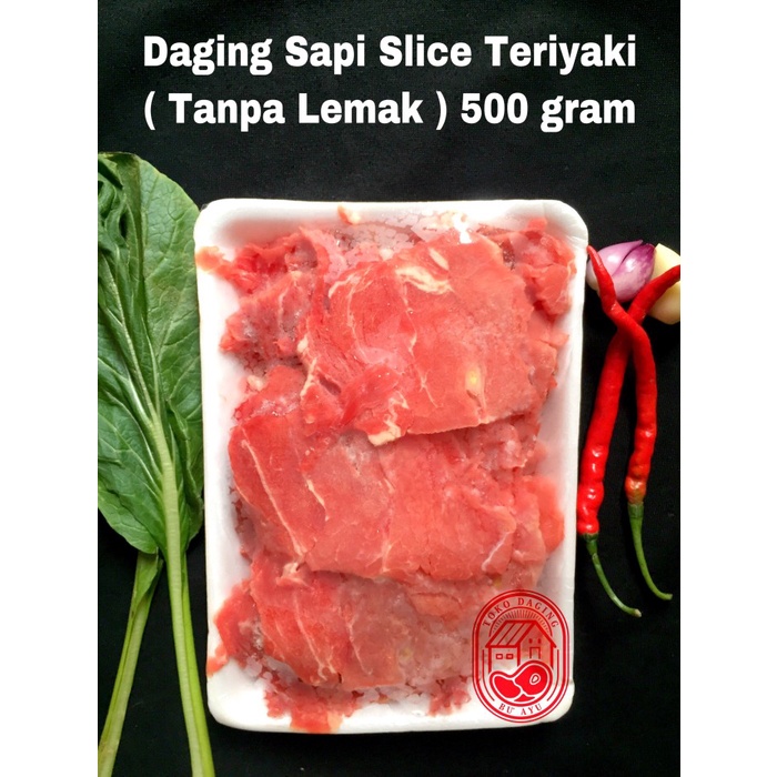 

Lezat- Daging Slice Sukiyaki/Teriyaki (Tanpa Lemak) @500 gram Murah