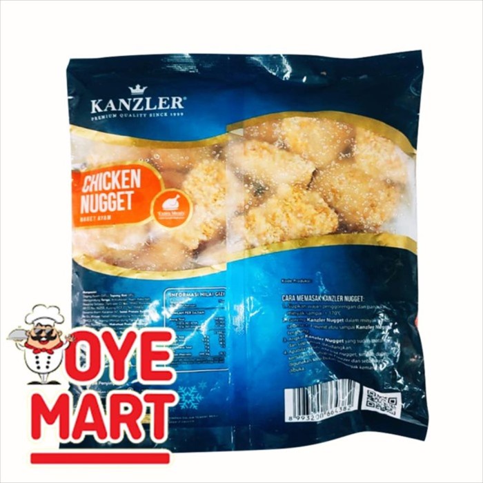

Lezat- KANZLER CHICKEN NUGGET 450GR NUGGET AYAM