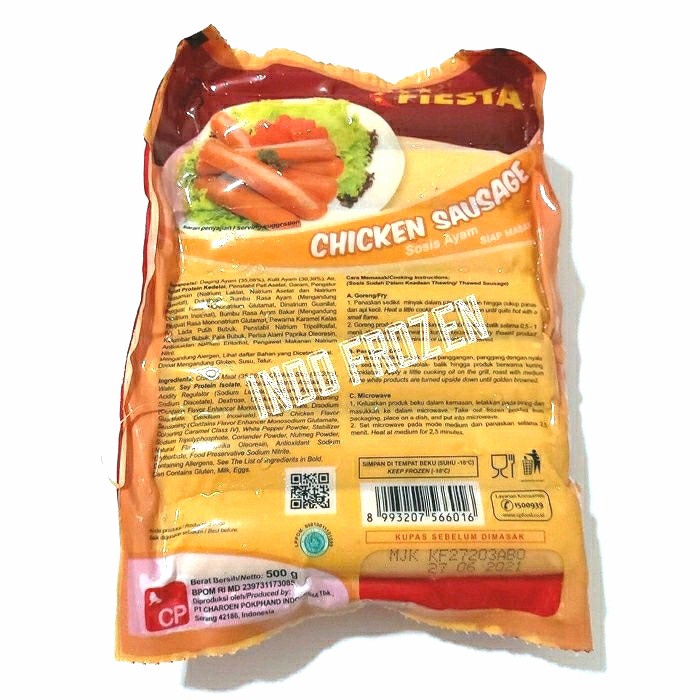 

Lezat- FIESTA sosis ayam 500g 15pcs